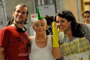 Meet the parents! Sidika Larbes, Trevor Gemma and Dawson Dunbar on the set of Geek & Sundry's 