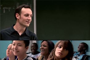 François Bégaudeau, Louise Grinberg, Franck Keïta, Esmeralda Ouertani, Rachel Regulier, and Wei Huang in The Class (2008