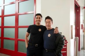 Anirudh Pisharody with Kenneth Choi on ABC's 
