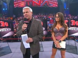Eric Bischoff and Brooke Adams in TNA iMPACT! Wrestling (2004)