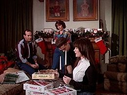 Jason Priestley, Shannen Doherty, James Eckhouse, and Carol Potter in Beverly Hills, 90210 (1990)