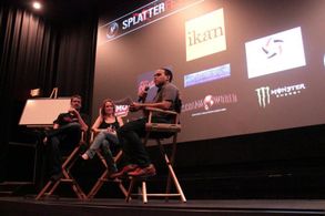 Kelly Byrns with Director of Development for the Asylum, Micho Rutare