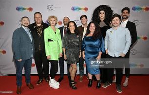 Team Conversion at the NYC Premiere. Left to Right, Josh Covington, Zach Meiners, Jodi Galloway, Matt Ashcroft, Leilani 