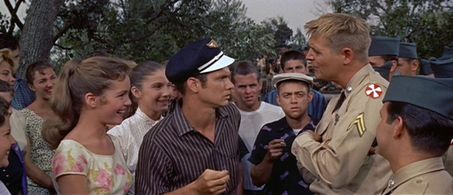 Tuesday Weld, Tom Gilson, and Dwayne Hickman in Rally 'Round the Flag, Boys! (1958)