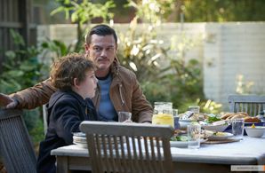 Luke Evans and Finn Little in Angel of Mine (2019)