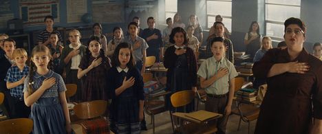 Ashlie Atkinson, Victoria Leigh, Lucia Ryan, and Noah Schnapp in Bridge of Spies (2015)