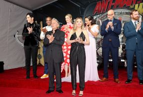 Michael Douglas, Michelle Pfeiffer, Stephen Broussard, Judy Greer, Peyton Reed, David Dastmalchian, and Hannah John-Kame