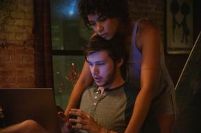 Alexandra Shipp and Nick Robinson in Silk Road (2021)