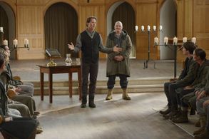 Steven Weber, Sean Tucker, and Samantha Hodhod in Helix (2014)