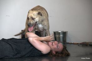 Nina Zavarin doing Jazzo at Paper or Plastik, LA - Jacob Michelson, Creative Director