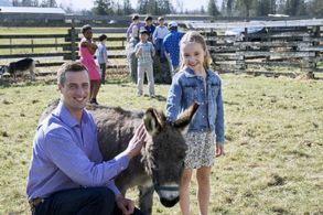 Brendan Penny and Sophia Reid-Gantzert in Easter Under Wraps