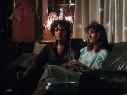 Still of Lizzy Plimpton on the set of Reel Crime/Real Story