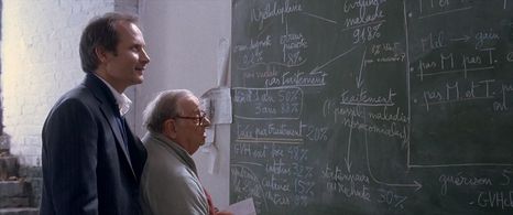 Hippolyte Girardot and Jean-Paul Roussillon in A Christmas Tale (2008)