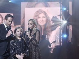 Charles Esten, Lennon Stella, and Maisy Stella in Nashville (2012)