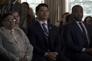 Vincent Rodriguez III and Leighton Alexander Williams in Designated Survivor (2016)