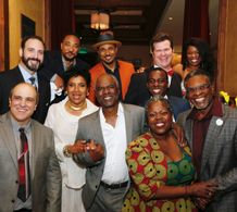 Director Phylicia Rashad and full cast on opening night of 'Ma Raineys Black Bottom' at the Mark Taper Forum in Los Ang