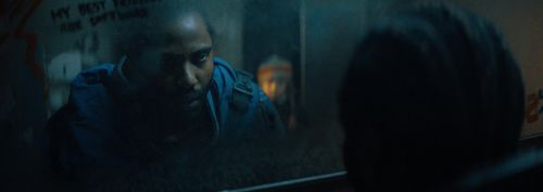 John David Washington and Madeleine Yuna Voyles in The Creator (2023)