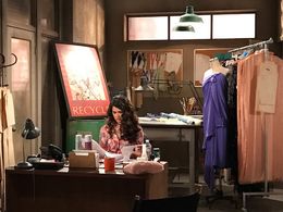 Danube Hermosillo as Darlita on set of The Bold And The Beautiful