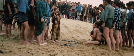 Jûkei Fujioka and Yasuhiro Koume in Zatoichi in Desperation (1972)