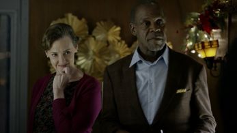 Joan Cusack and Danny Glover in The Christmas Train (2017)