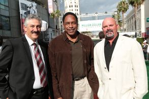 Dave Winfield and Rollie Fingers at an event for Million Dollar Arm (2014)