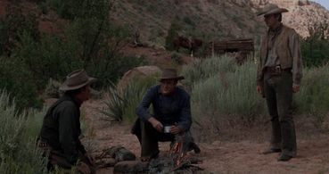 Jack Nicholson, Tom Filer, and Cameron Mitchell in Ride in the Whirlwind (1966)