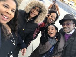 The cast of “Greenleaf” Kim Hawthorne, Lynn Whitfield, Lovie Simone, and Keith David