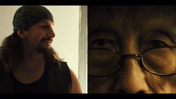 Leo Fong and Ed Gage in Pact of Vengeance (2022)