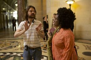 Uzo Aduba and R.J. Daniel Hanna in Miss Virginia (2019)