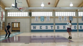 John Stamos and Tiana Le in Big Shot (2021)