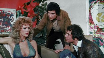 Frank Calcanini, Michael Pataki, and Robyn Hilton in Those Mad, Mad Moviemakers (1974)