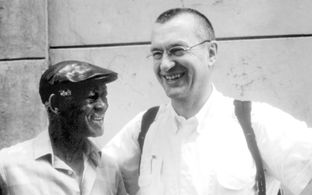 Wim Wenders and Ibrahim Ferrer in Buena Vista Social Club (1999)