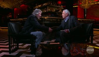 Dan Rather and Roger Waters in The Big Interview with Dan Rather (2013)