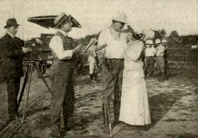 Bigelow Cooper, Herbert Prior, and Mabel Trunnelle in A Good Sport (1913)