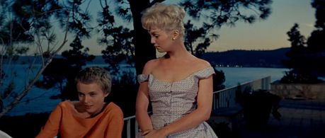 Mylène Demongeot and Jean Seberg in Bonjour Tristesse (1958)