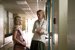 Actress Anna Moore filming 'The Life Before Her Eyes' from Director Vadim Perelman with costar Uma Thurman in New Haven,