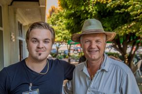 Eric Hordes and Semir Osmanagic in Bosnia