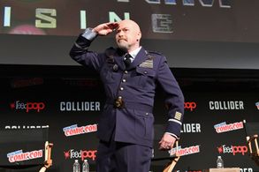 Steven S. DeKnight at an event for Pacific Rim: Uprising (2018)