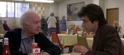 Al Pacino and Lee Strasberg in And Justice for All (1979)