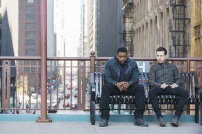Jon Seda and LaRoyce Hawkins in Chicago Justice (2017)