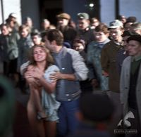 Tadeusz Janczar and Alina Szpak in Landscape After Battle (1970)