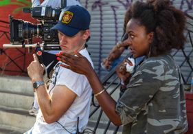 Letia Solomon and Basil Schneeberger in The Cypher (2020)