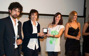 Egidio Coccimiglio at the 2013 Siena Int'l Film Festival, Italy. Compulsion wins the Sanese D'Oro and the Critic's Speci