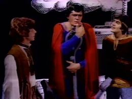 Stuart Goetz, Michael Lembeck, and David Wilson in It's a Bird... It's a Plane... It's Superman! (1975)