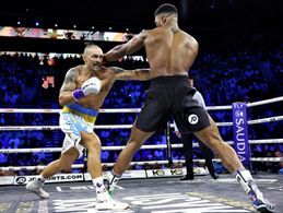 Anthony Joshua and Oleksandr Usyk in Sky Sports World Championship Boxing: WBA, WBO & IBF Heavyweight Titles: Oleksandr 