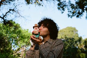 Jack Walton Actor Kisses Gnome