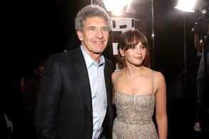Alan F. Horn and Felicity Jones at an event for Rogue One: A Star Wars Story (2016)