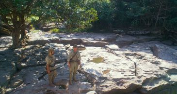 Yûya Endô and Yûya Matsuura in Onoda: 10,000 Nights in the Jungle (2021)