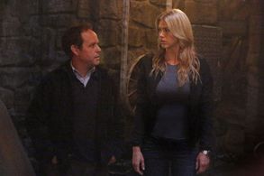 Peter MacNicol and Adrianne Palicki in Agents of S.H.I.E.L.D. (2013)