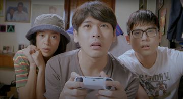 Kat Galang, Wilbert Ross, and Miguel Almendras in Ang lalaki sa likod ng profile (2023)